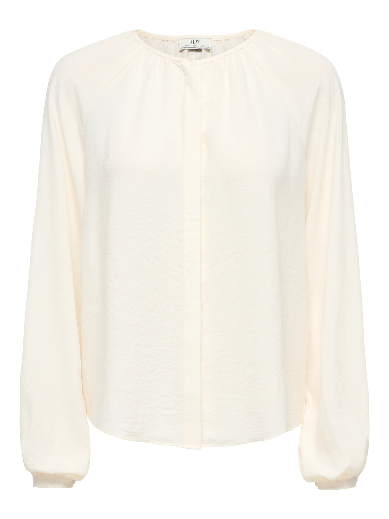 JDYDIVYA LIFE L/S O-NECK SHIRT WVN Cloud Dancer