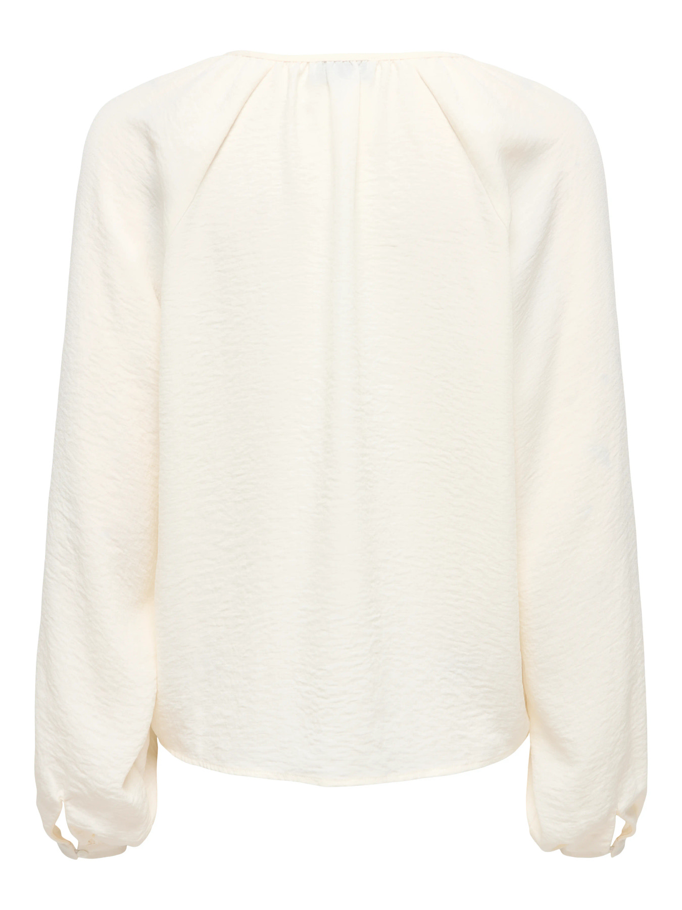 JDYDIVYA LIFE L/S O-NECK SHIRT WVN Cloud Dancer - 2