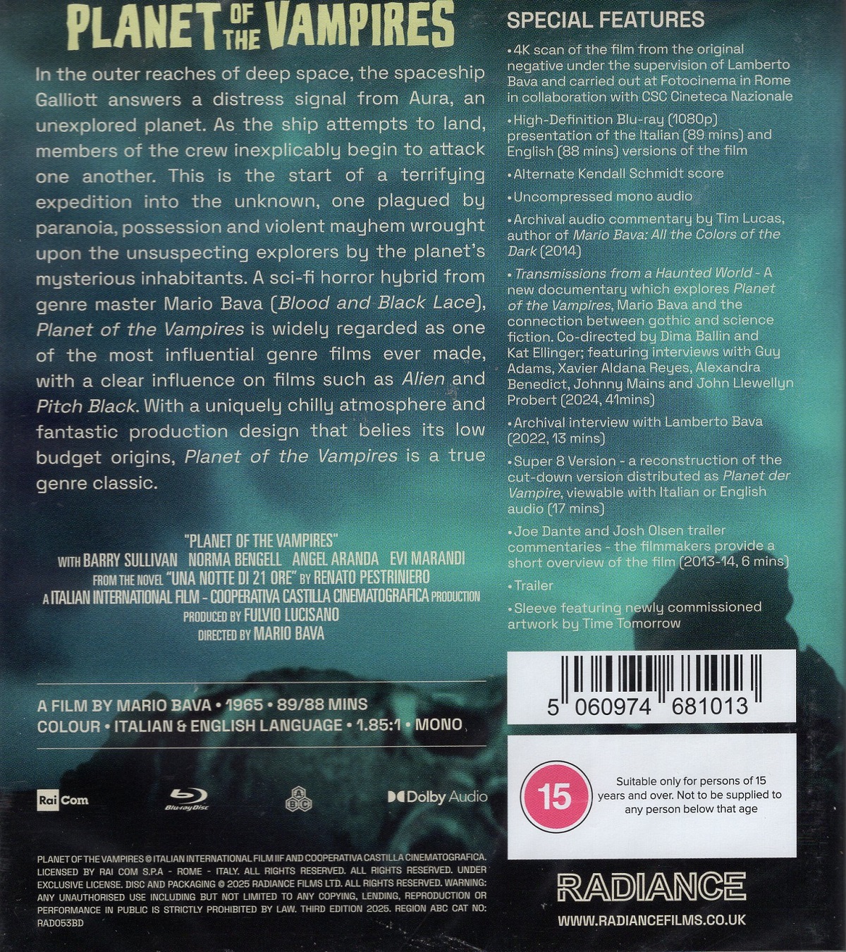 Planet of the Vampires (ej svensk text) (Blu-ray) - 2