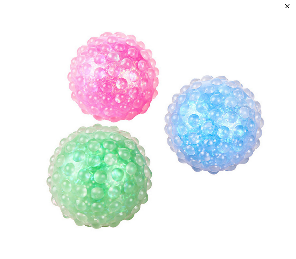 Squishy Colorful Ball 7 cm, 1 st