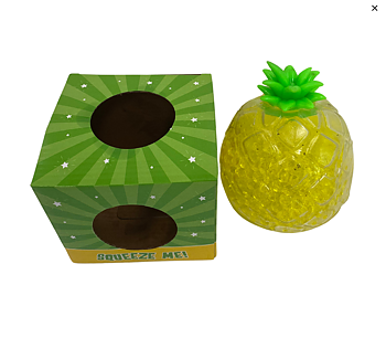 Squeeze Jumbo Pineapple Water Beads, 1 st