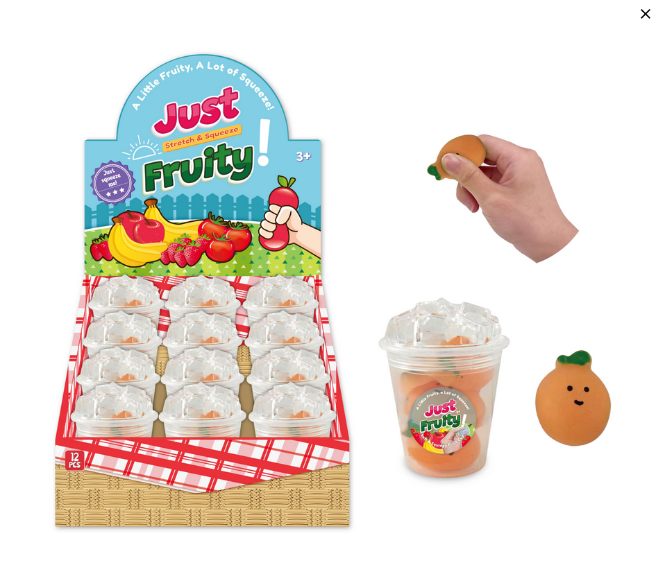 Squish Stretchy Orange,  1 st