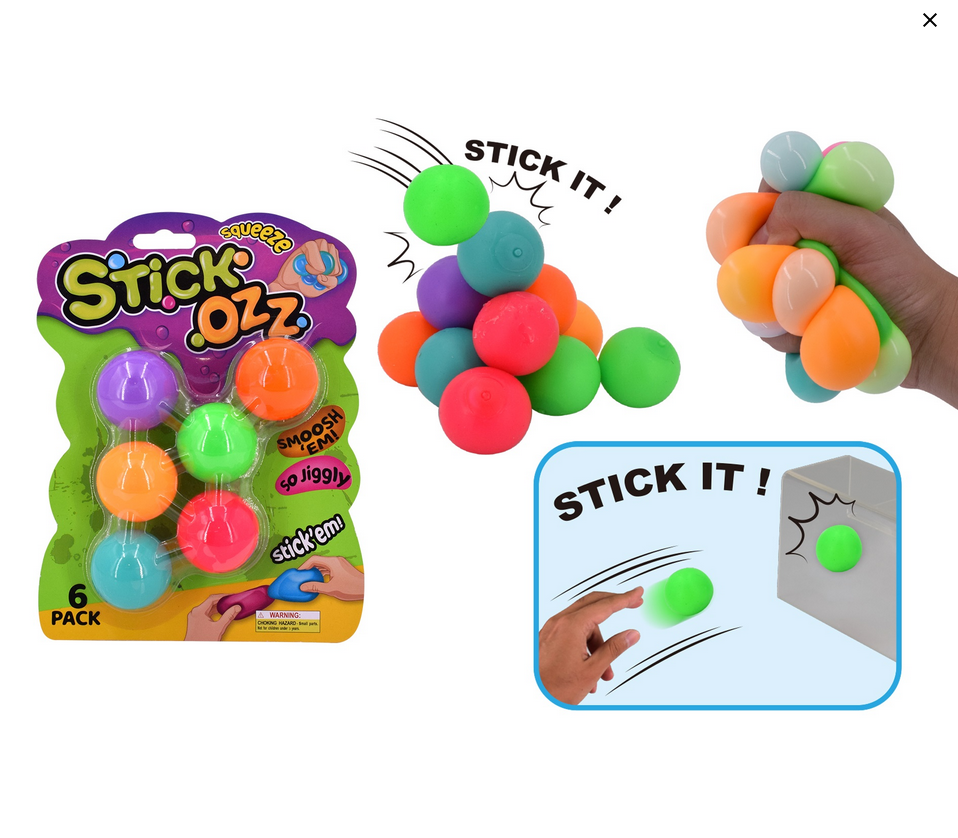 Sticky Ooz 3,8 cm, 6-pack