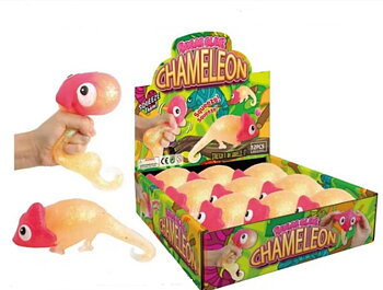 Squishy Gel Sequin Chameleon, 1 st
