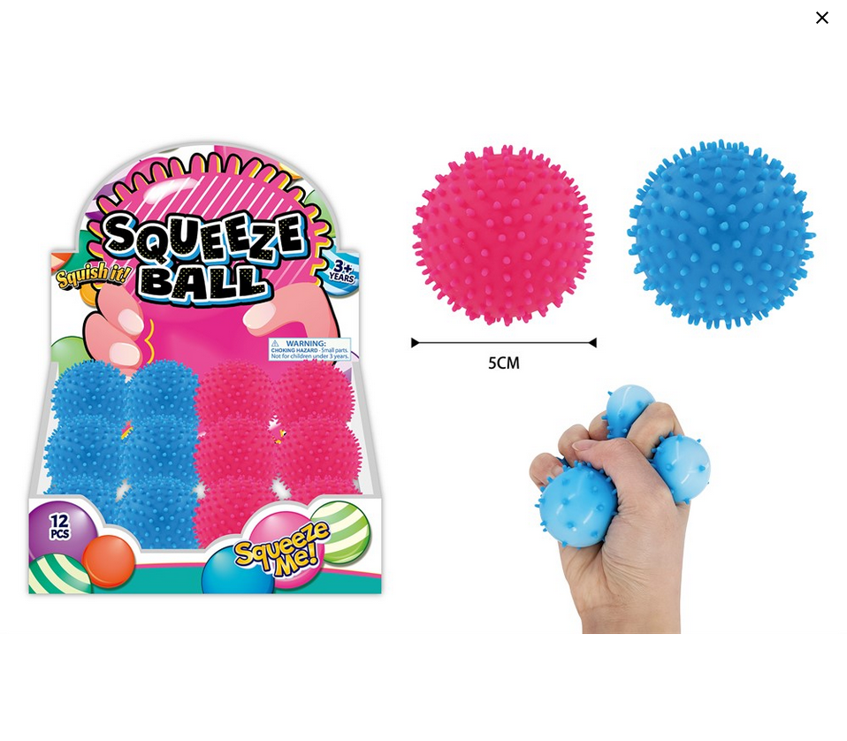 Squeeze Spiky Ball, 1 st