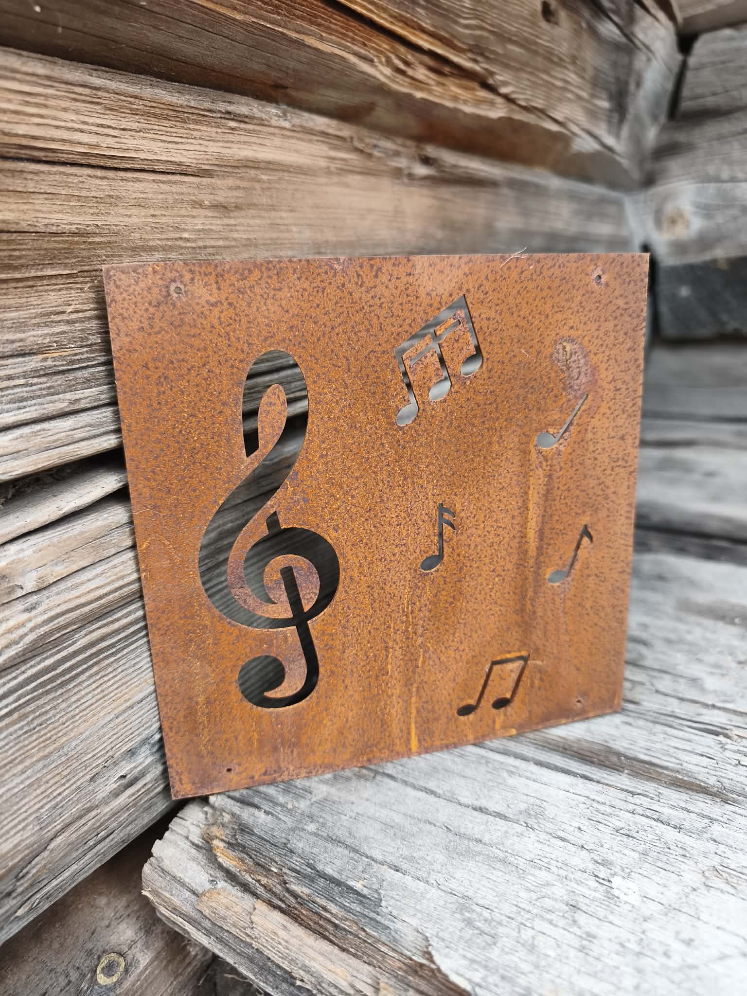 Trädgårdsskylt - Musik