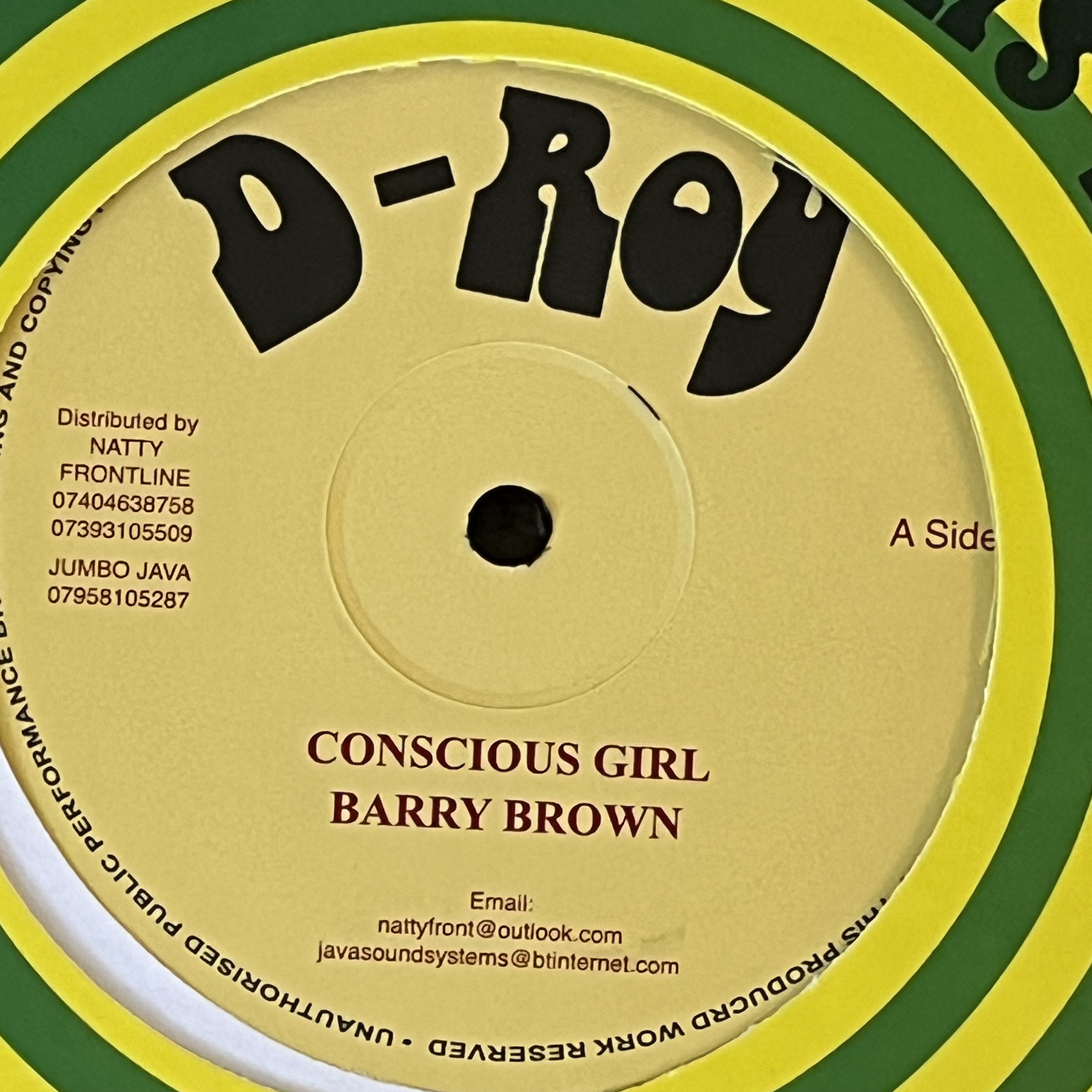 Barry Brown – Conscious Girl