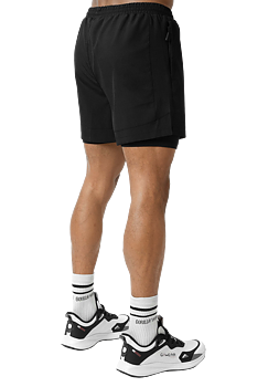 Lowell 2-In-1 Shorts, black