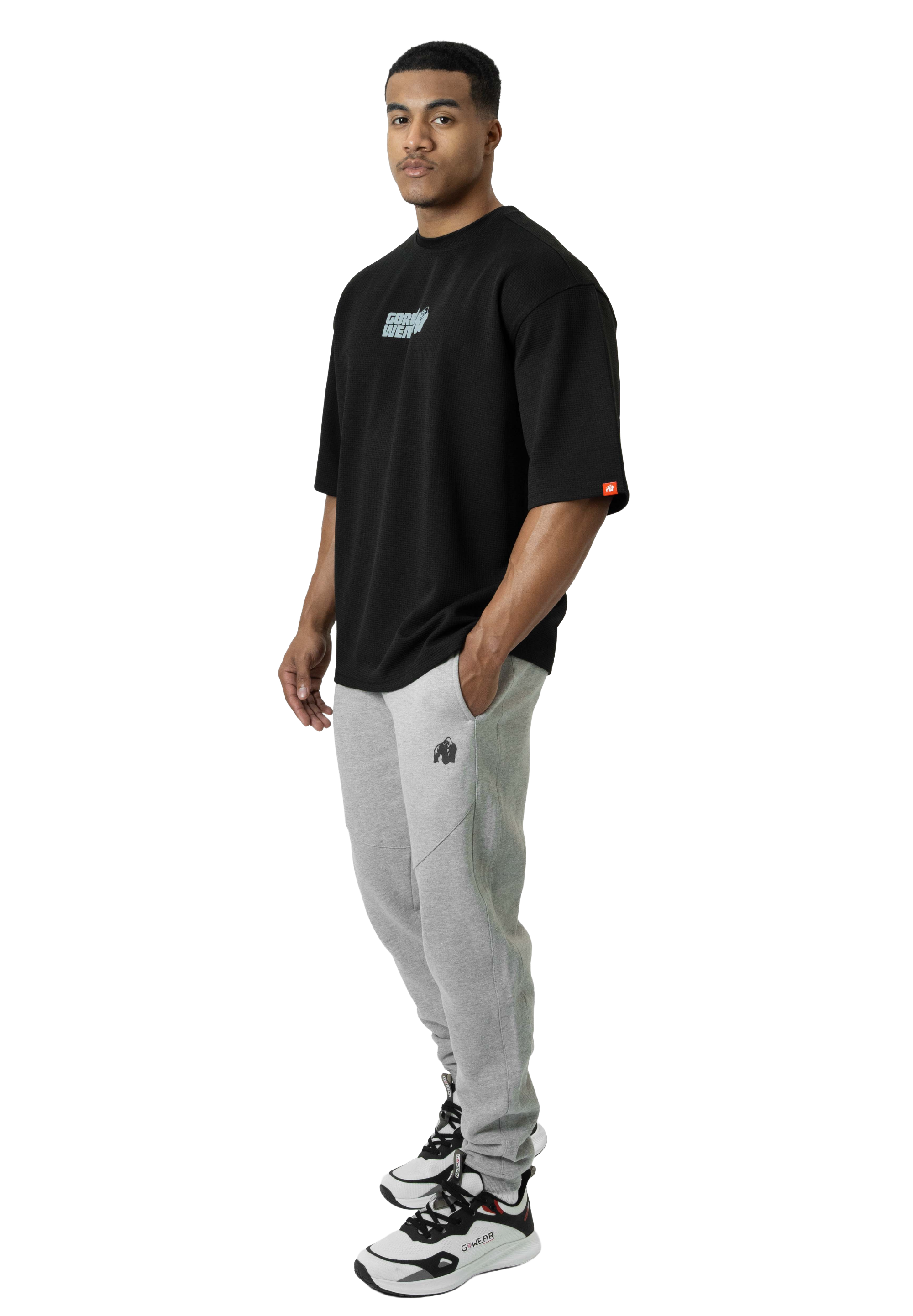 Idaho Oversized Waffle T-Shirt, black - 4