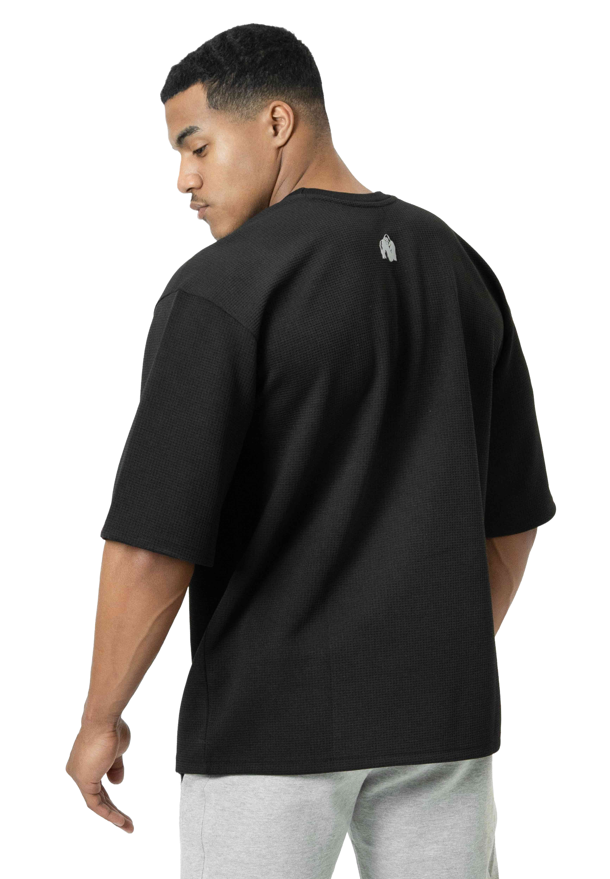 Idaho Oversized Waffle T-Shirt, black - 2