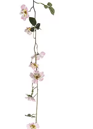 Japansk klätterros girlang, konstgjord 125 cm - 3