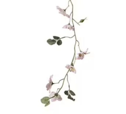 Japansk klätterros girlang, konstgjord 125 cm - 2