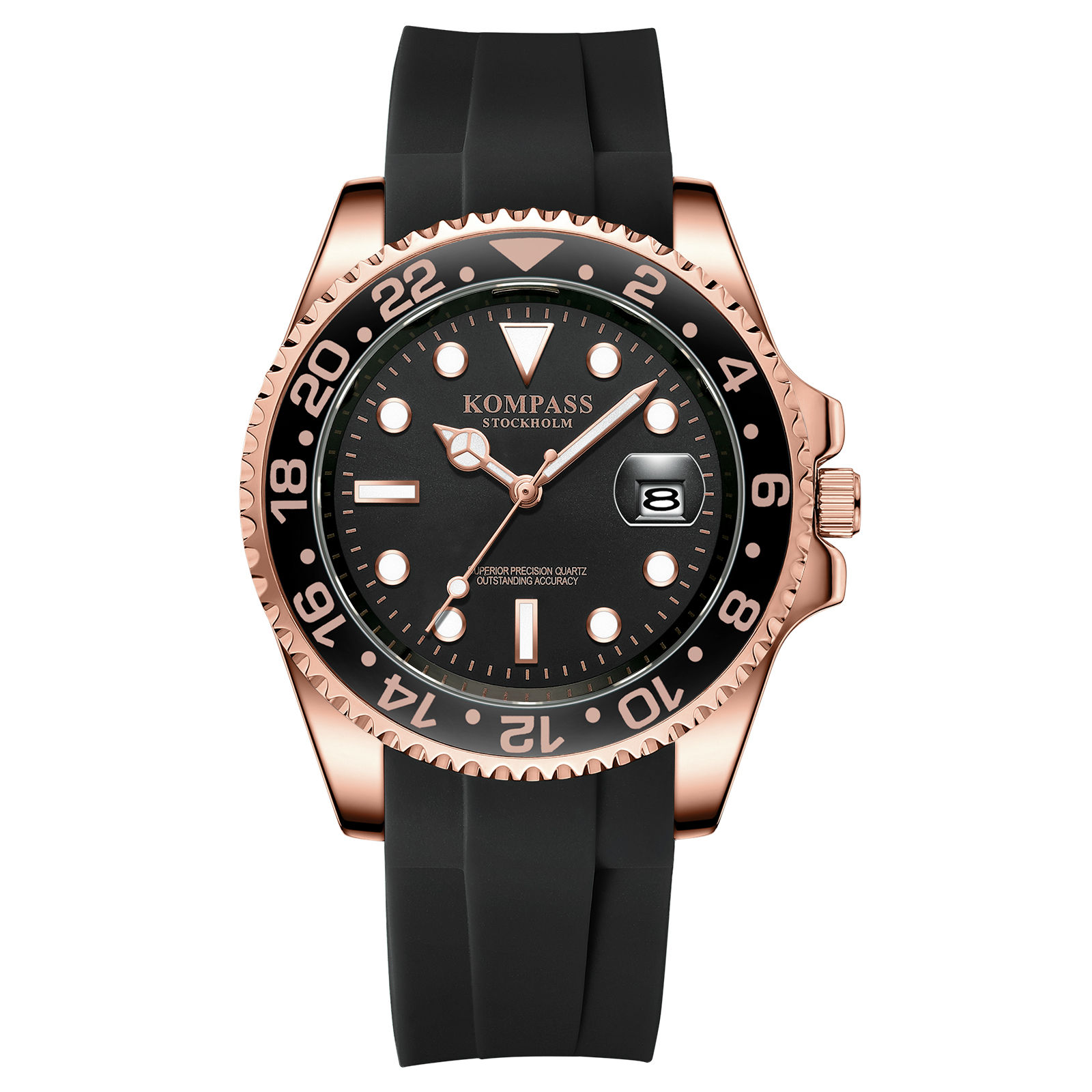 Kompass Grand Voyager Rose Gold Black