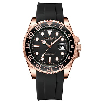 Kompass Grand Voyager Rose Gold Black 