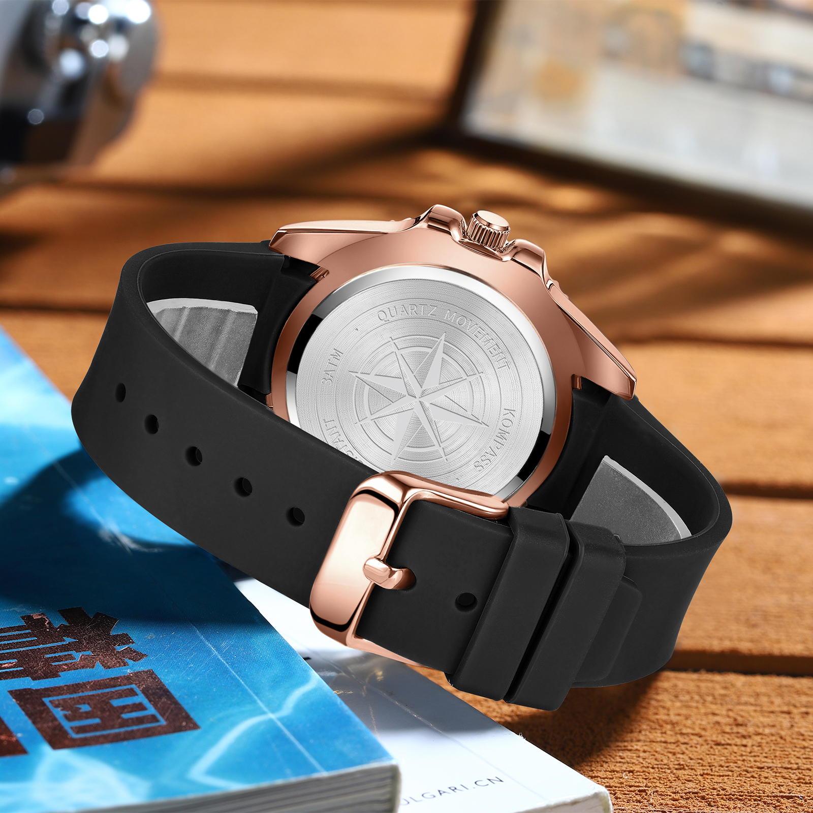 Kompass Grand Voyager Rose Gold Black  - 8