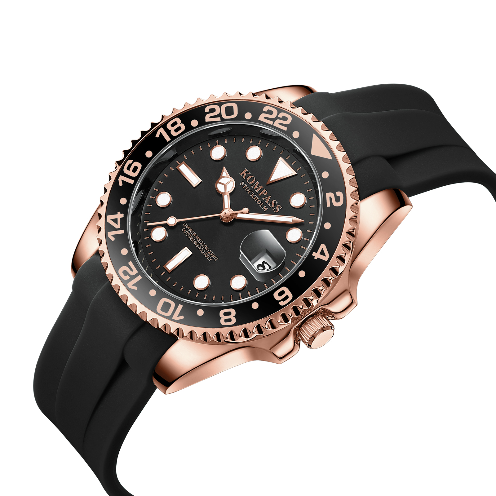 Kompass Grand Voyager Rose Gold Black  - 2