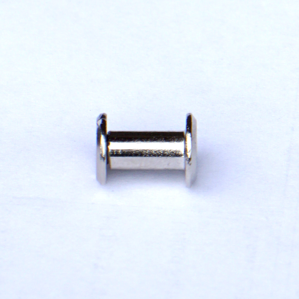 Chicagoskruv / skruvnit, 10 mm, silver - 2