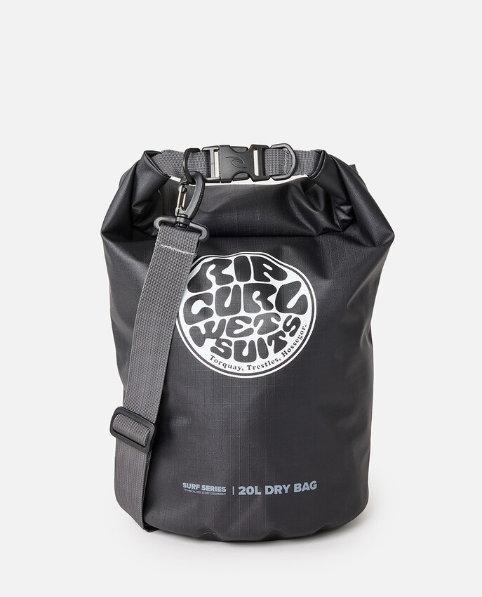 Rip Curl Surf Series Barrel Bag 20L Black/Grey - 2