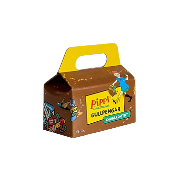 Pippis Kappsäck med chokladpengar