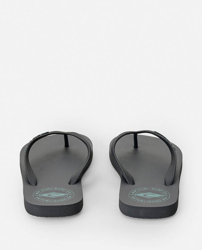 Rip Curl Stapler Bloom Flip-Flop Washed Black - 2