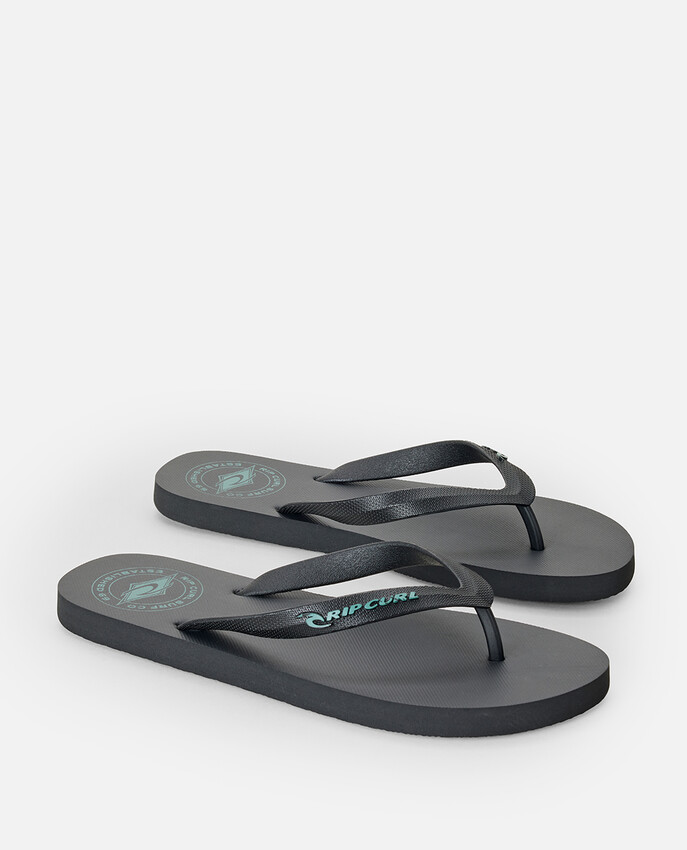 Rip Curl Stapler Bloom Flip-Flop Washed Black