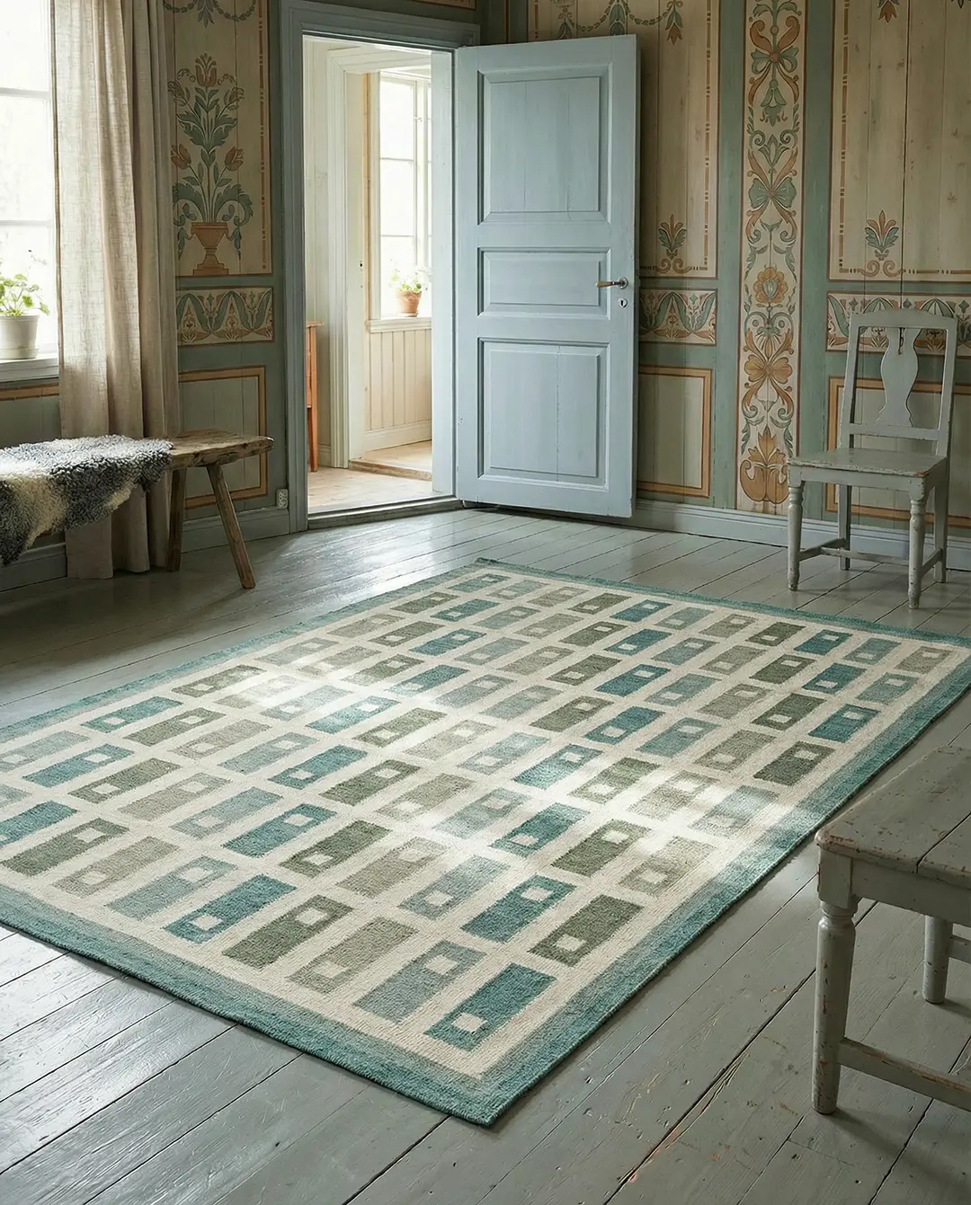 Fyrbo Röllakan Teal 170x230cm - 3
