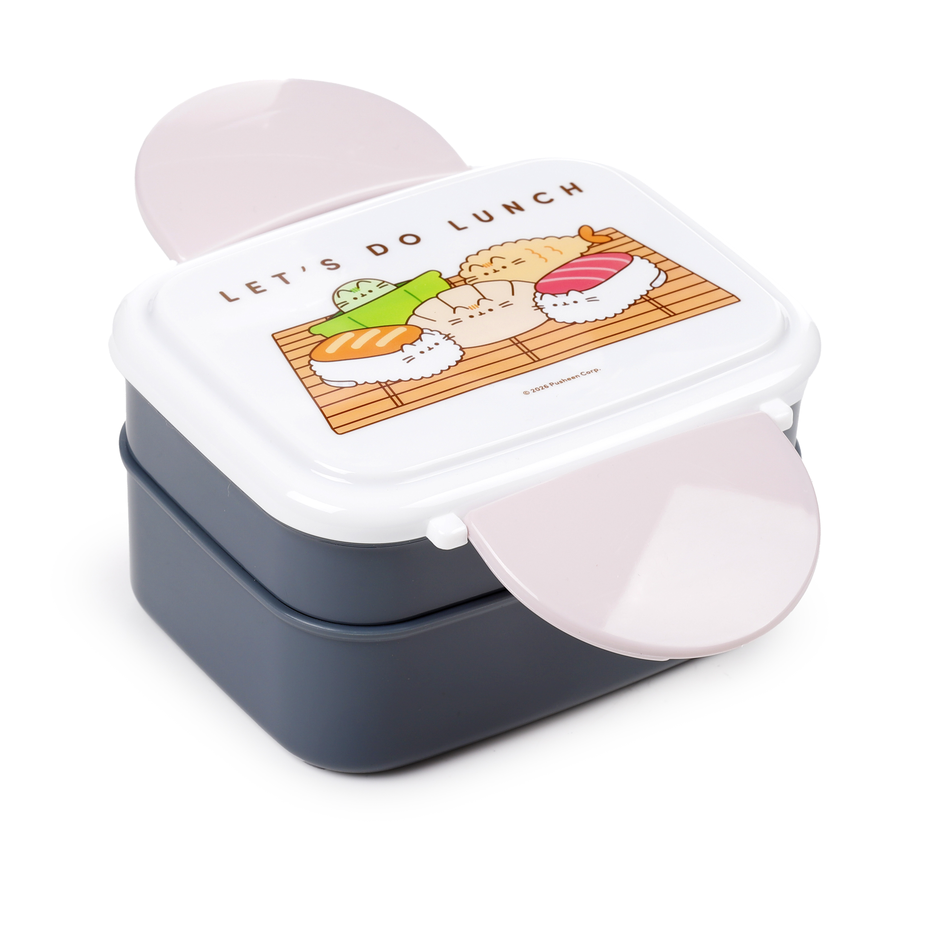 Pusheen the Cat Staplad Bento Lunchlåda med Bestick - Sushi Club - 7