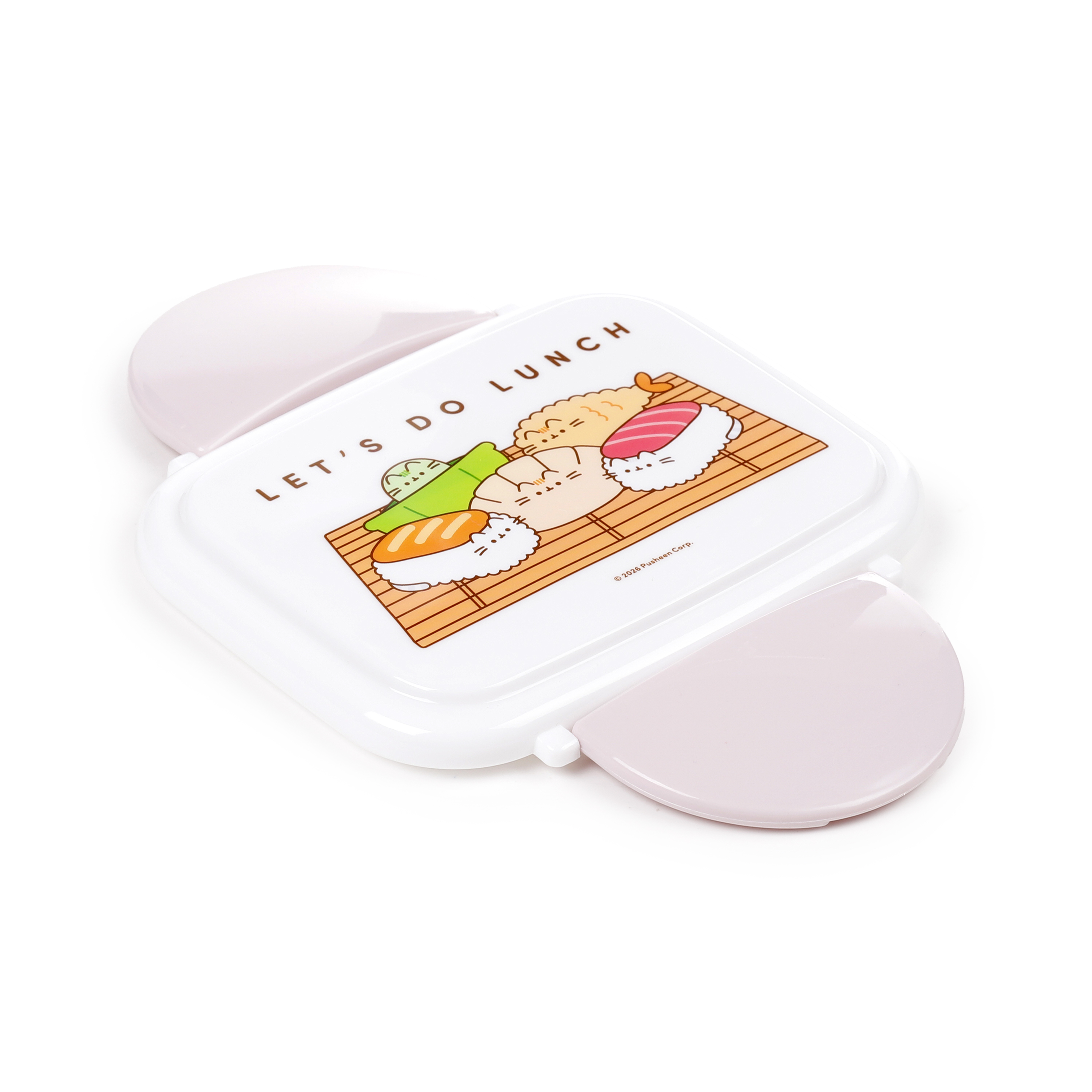 Pusheen the Cat Staplad Bento Lunchlåda med Bestick - Sushi Club - 5