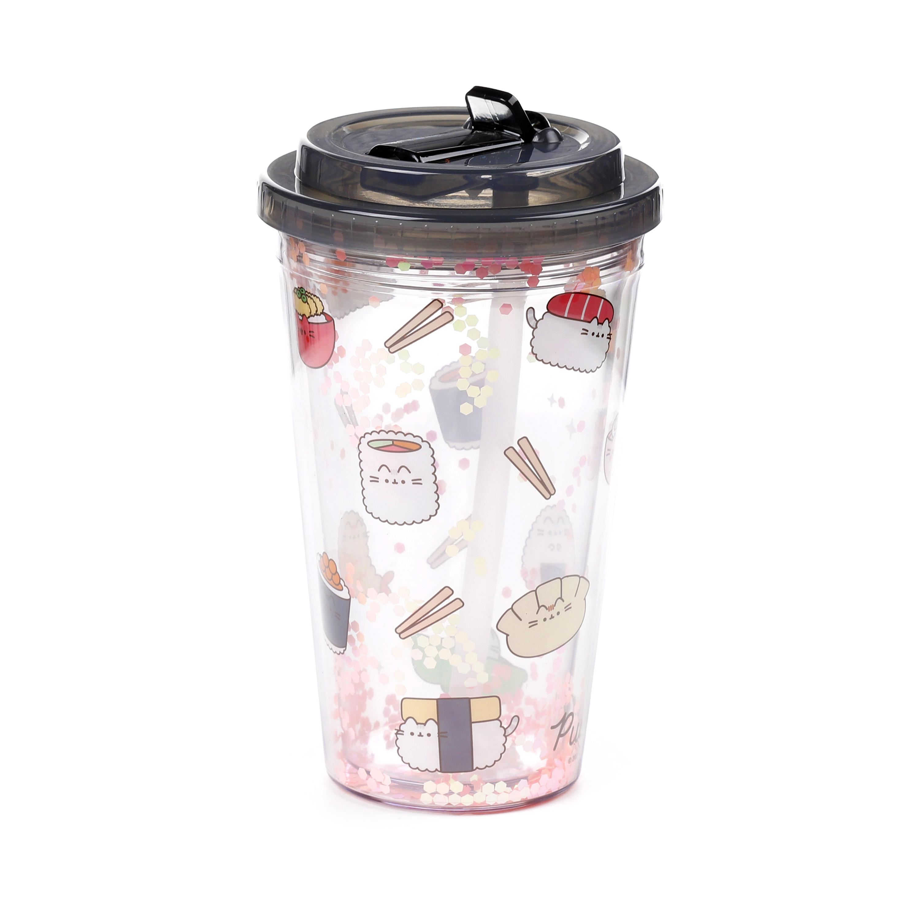 Pusheen the Cat Tumbler med Sugrör 500 ml - Sushi Club - 7
