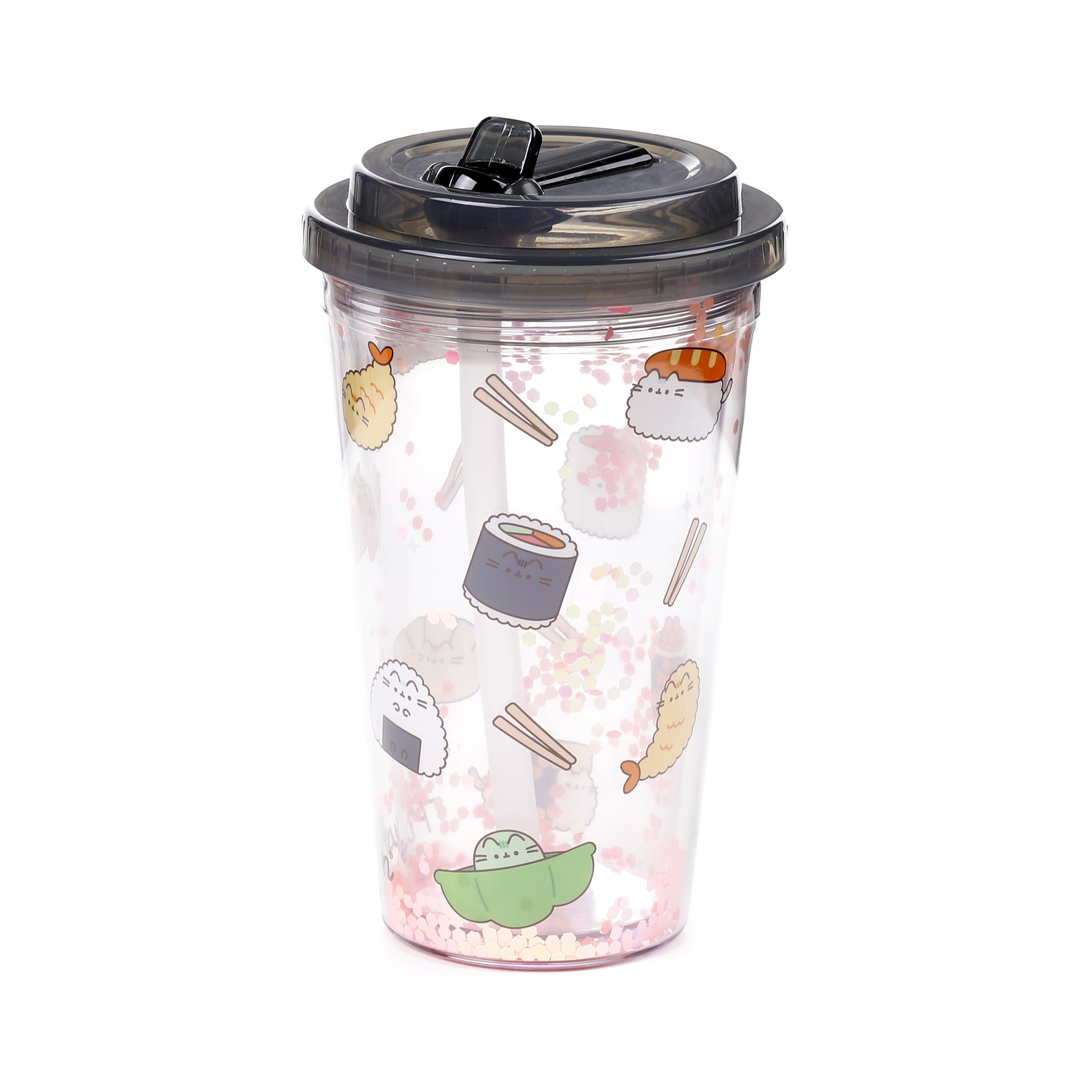 Pusheen the Cat Tumbler med Sugrör 500 ml - Sushi Club - 5