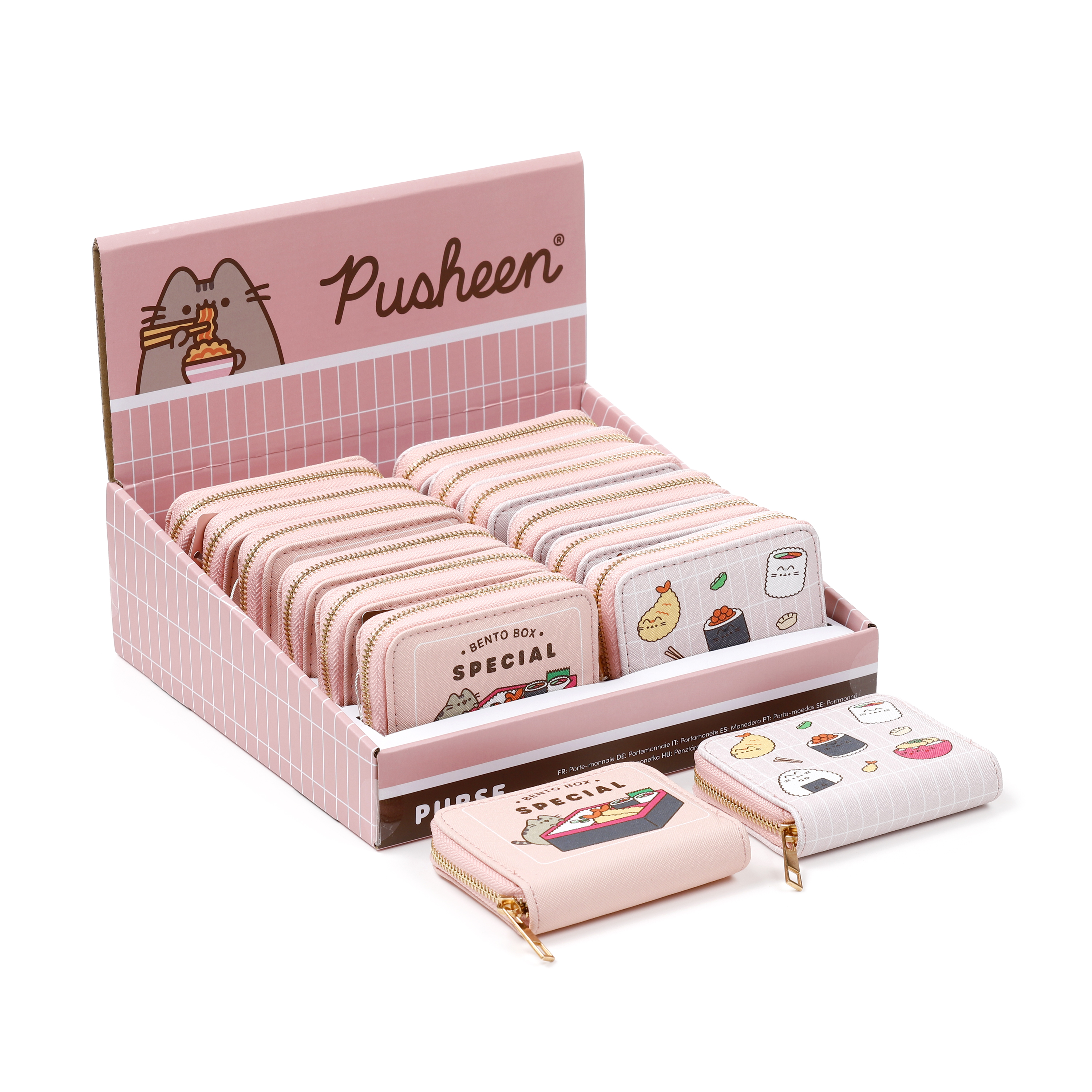 Pusheen the Cat Plånbok med Dragkedja - Sushi Club Bento - 5