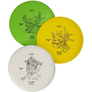REZO TSUTOMU STARTER DISC GOLF 3-PACK SET