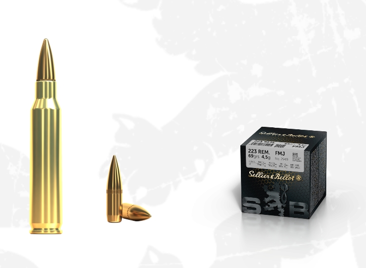 Sellier & Bellot .223 Rem FMJ 4,5g / 69gr 