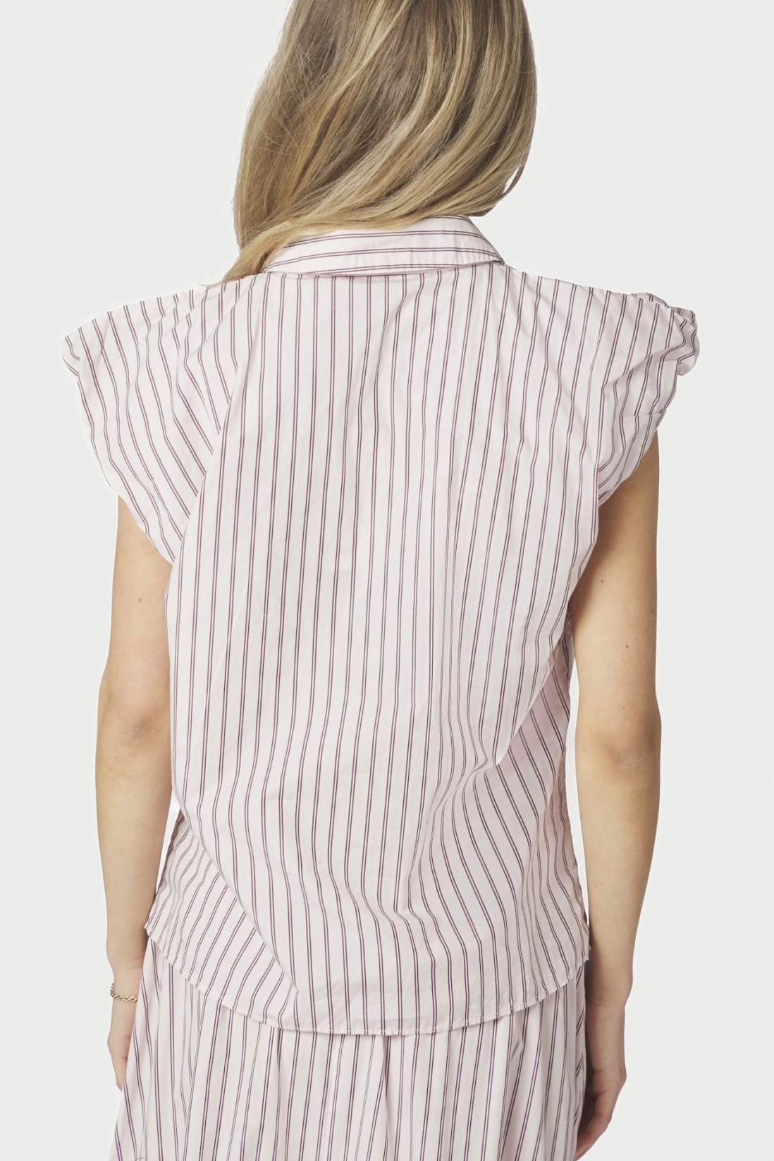 Neo Noir  - Isella Double Stripe Top Rose - 2