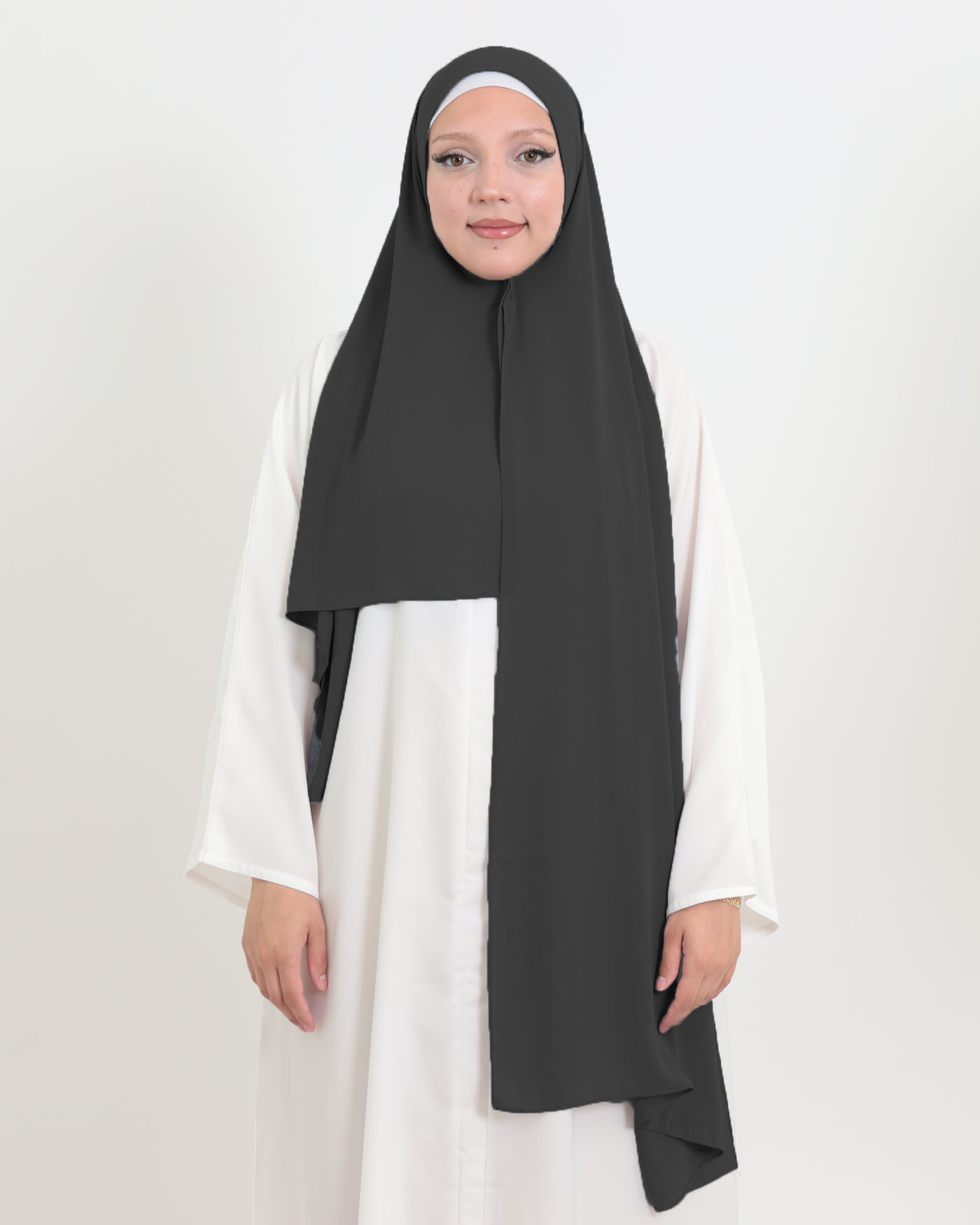 Hijab med integrerad magnet - Lyx Chiffon - Svart - 3