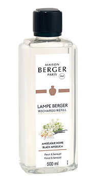 Maison Berger Black Angelica 500 ml – Refillvätska till Doftlampa