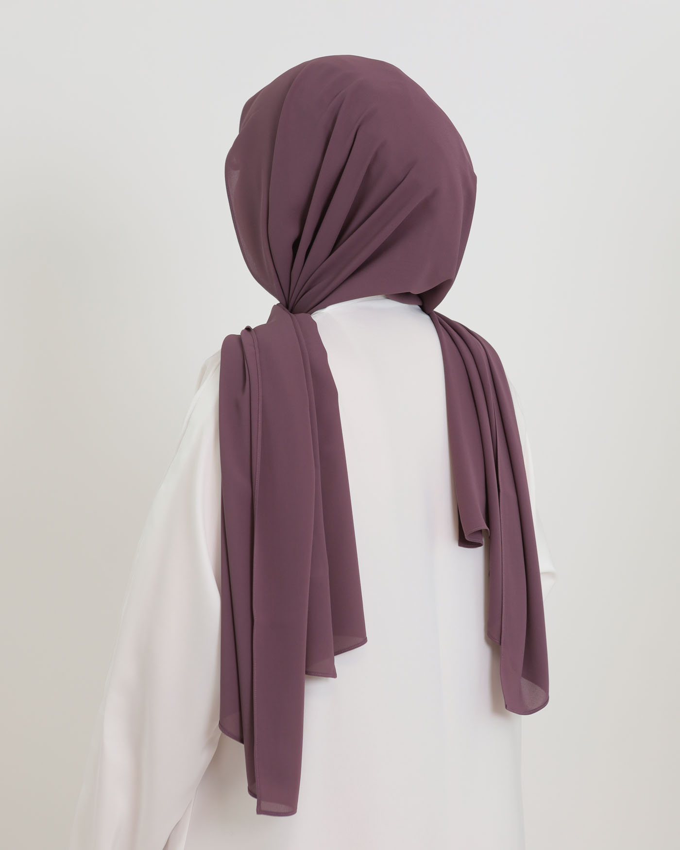 Korean Chiffon Hijab - Violet - 3