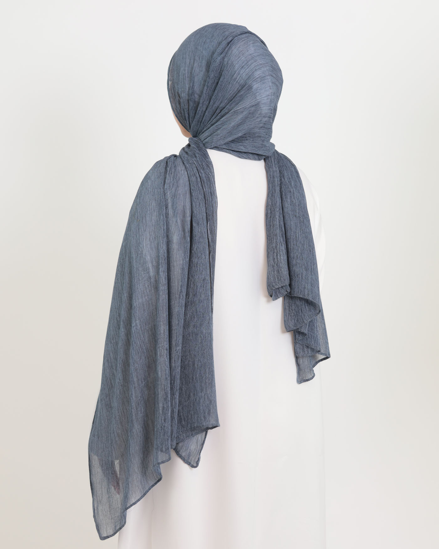 Hijab - Rayon Viskos - Blå - 2