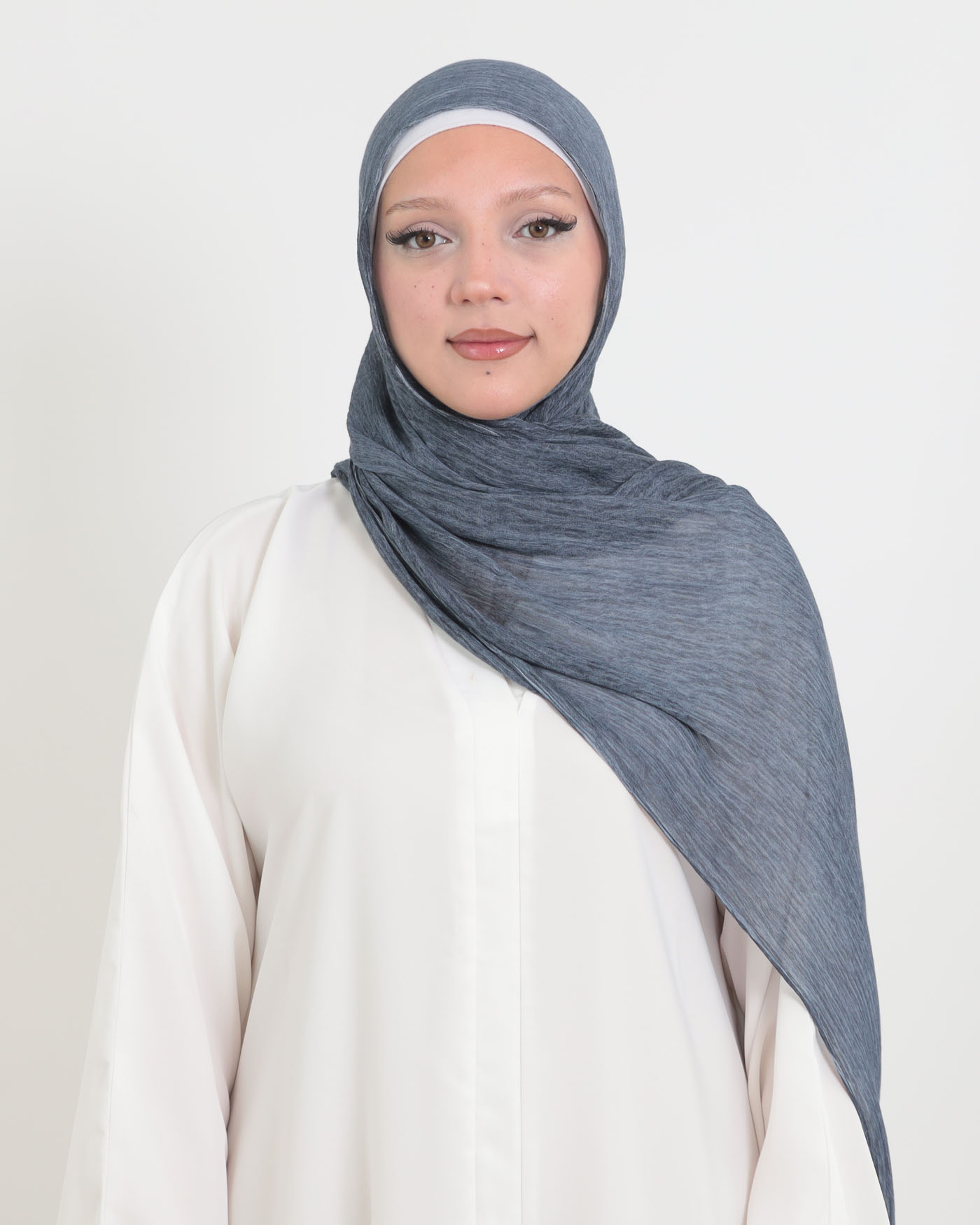 Hijab - Rayon Viskos - Blå - 3