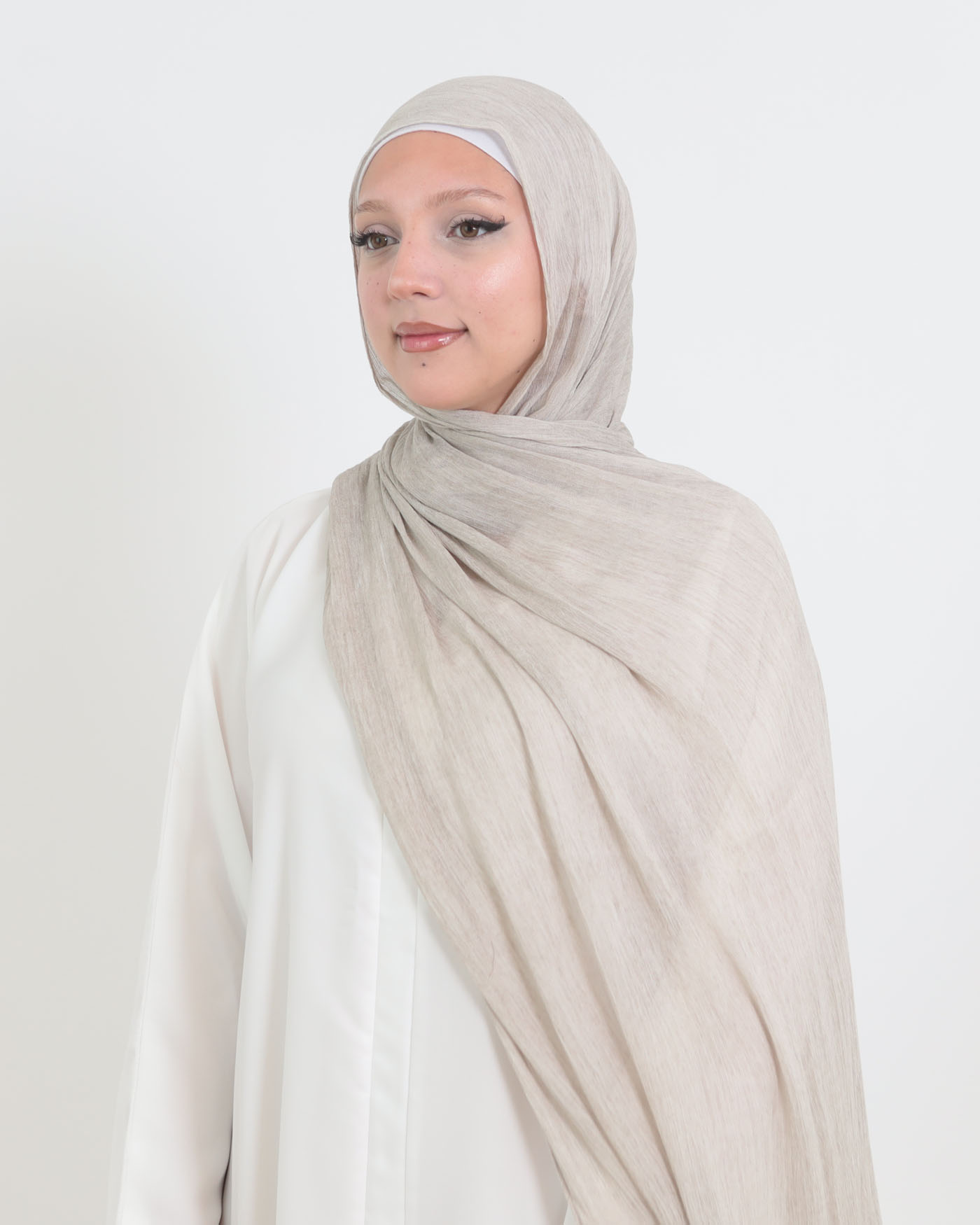 Hijab - Rayon Viscose - Pearl White