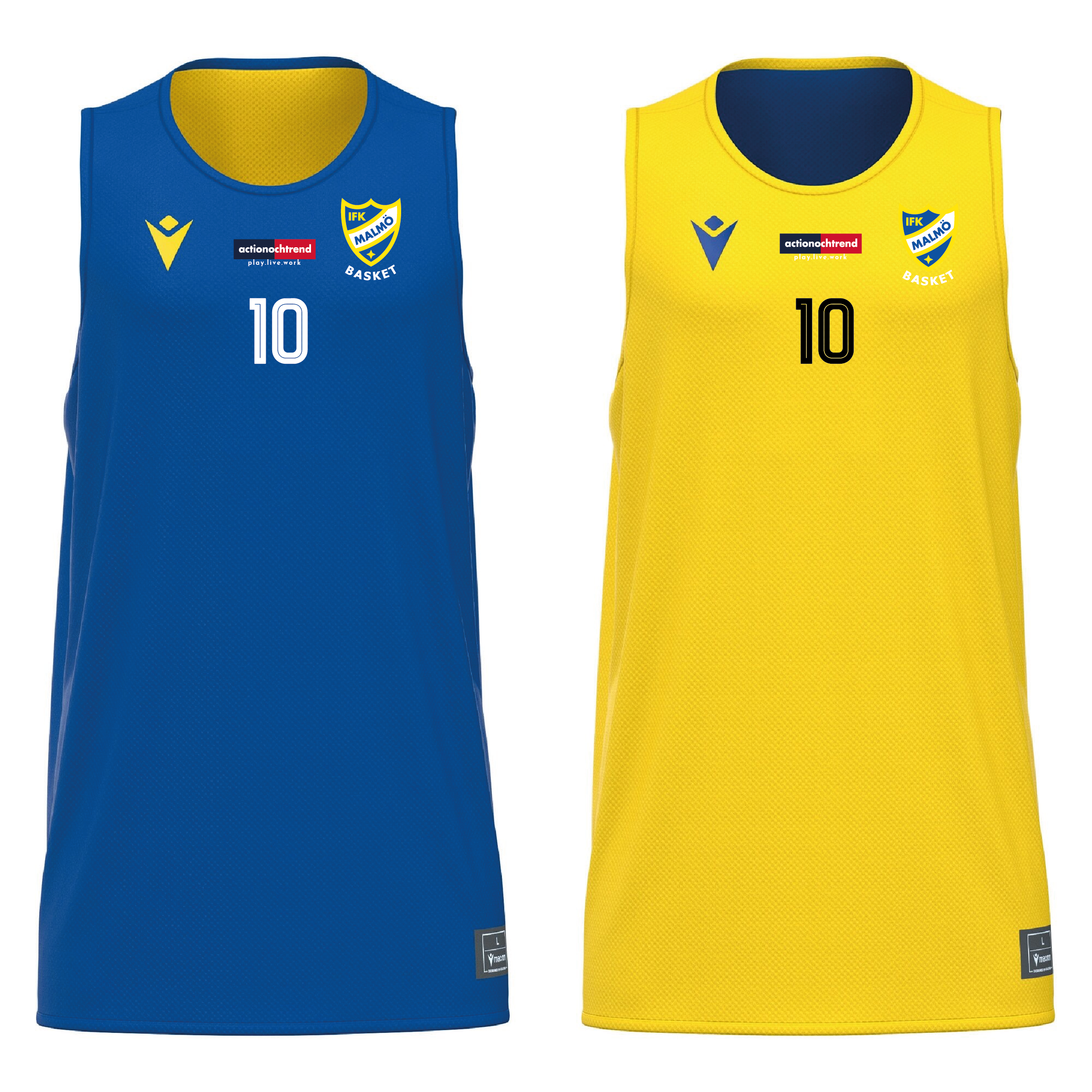 Macron X500 Reversible Shirt USX (IFK Malmö Basket)