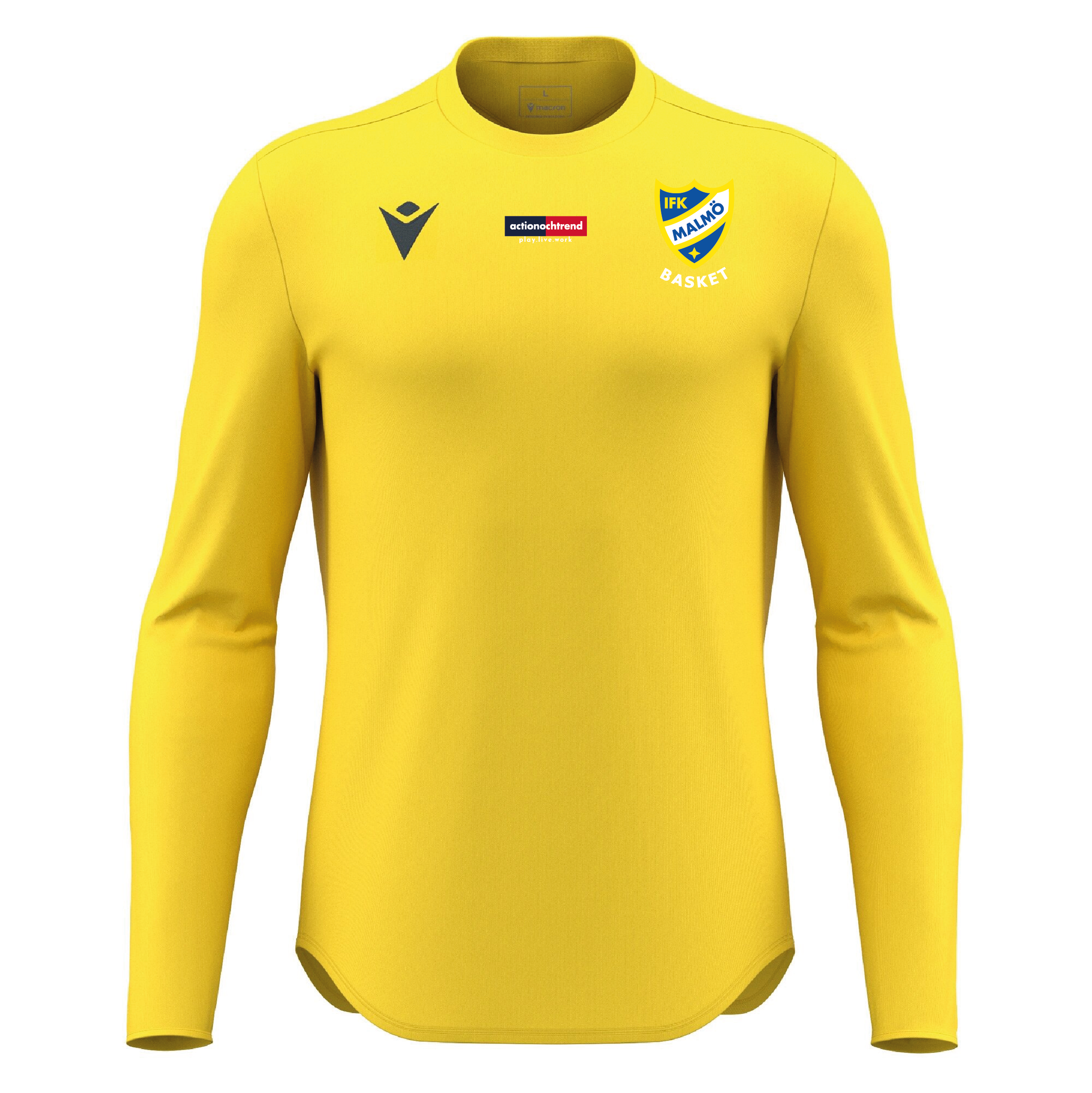 Macron Void T-Shirt LS USX (IFK Malmö Basket)