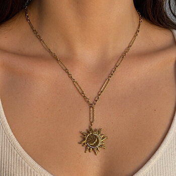 Sun sparkle necklace chain