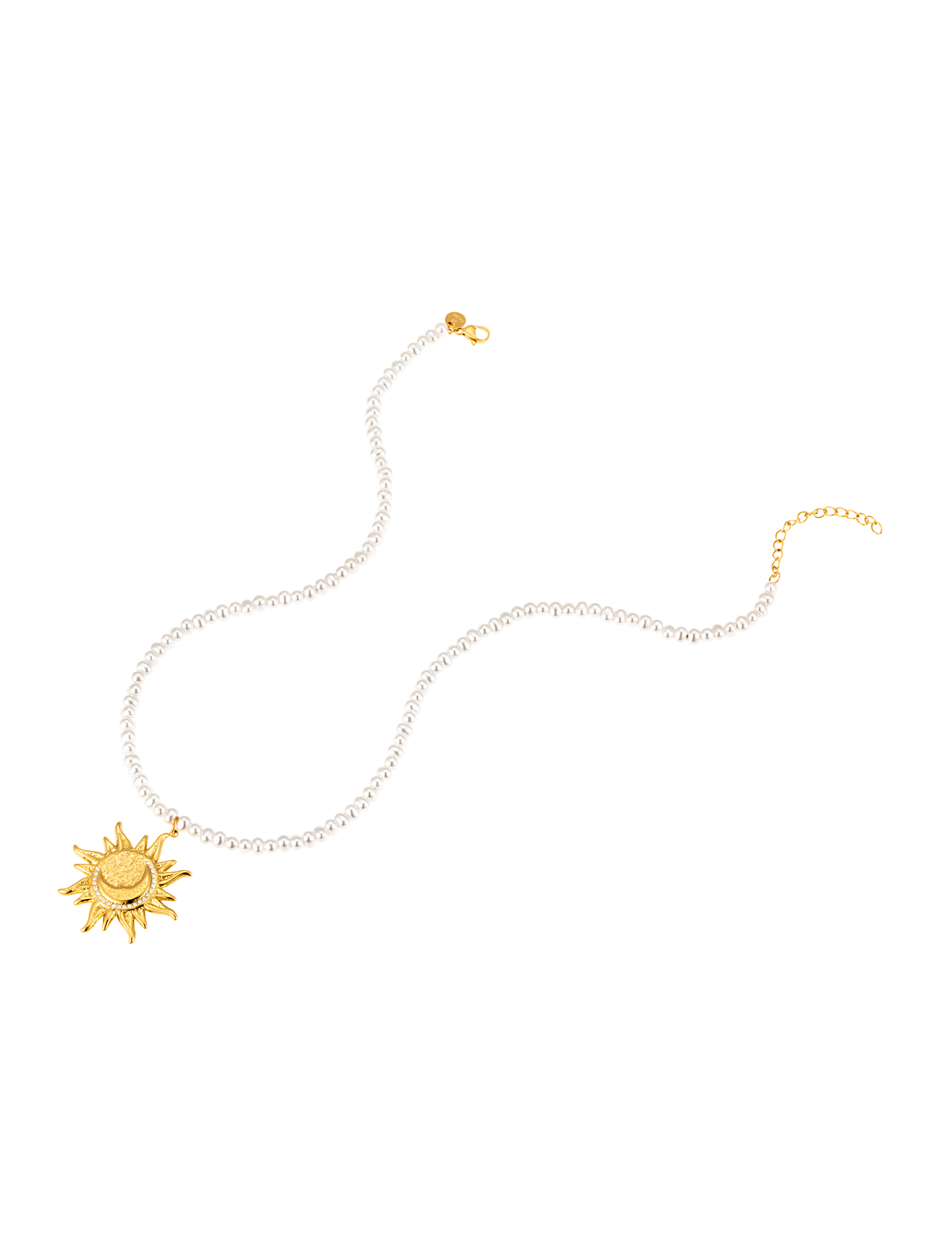Sun sparkle necklace pearl - 3