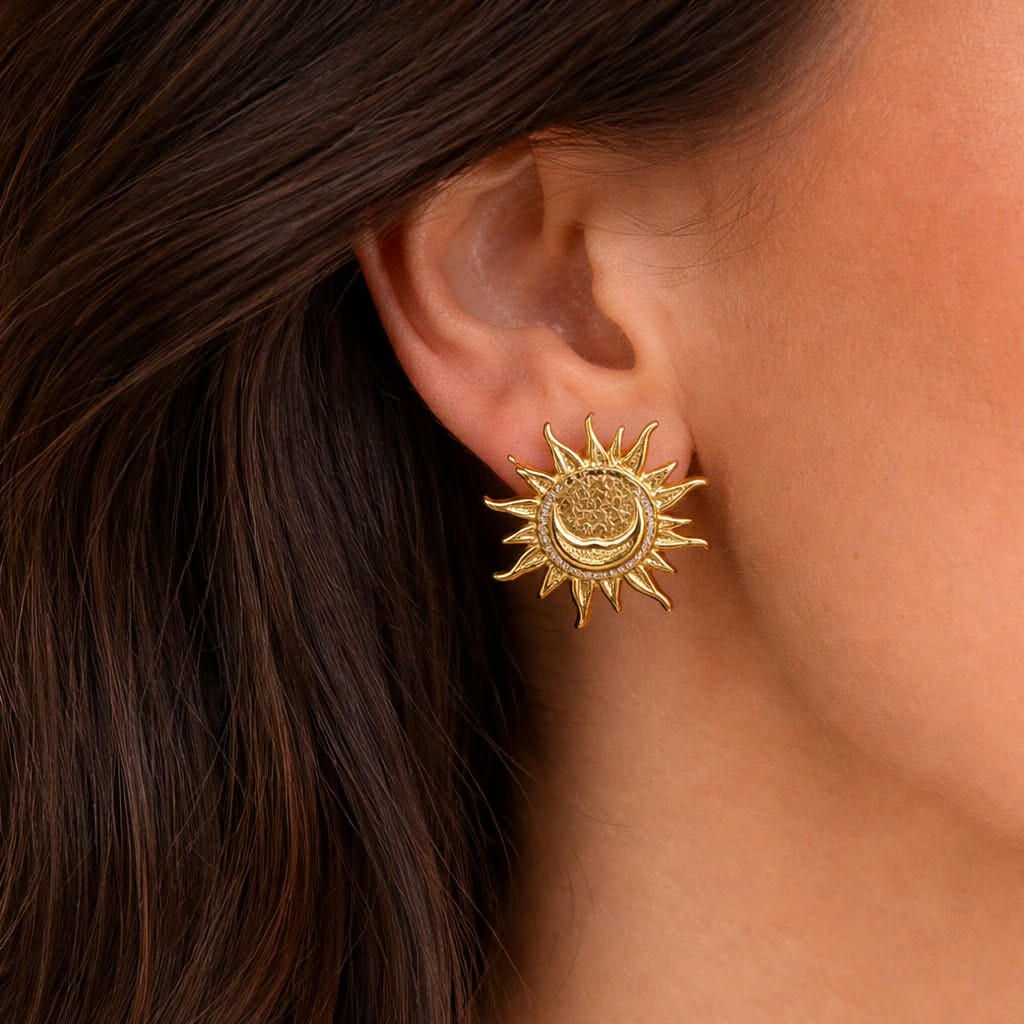 Sun sparkle earring - 2
