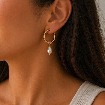 Sanremo earring large gold