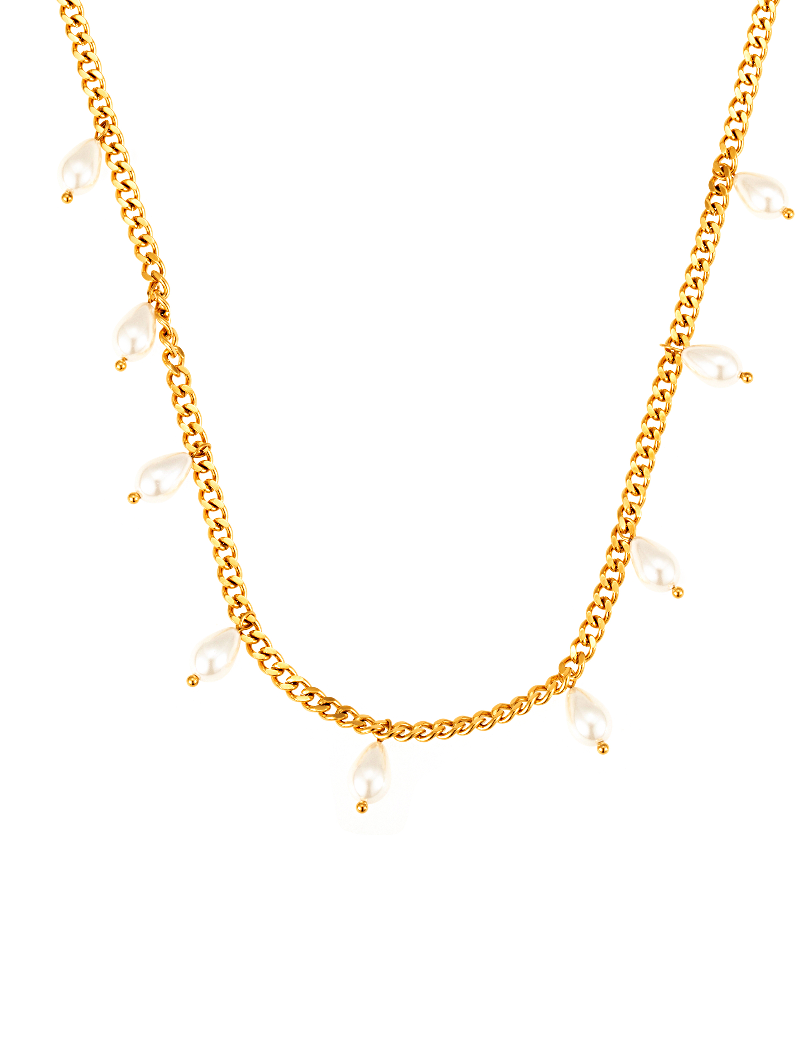 Sanremo charm necklace gold
