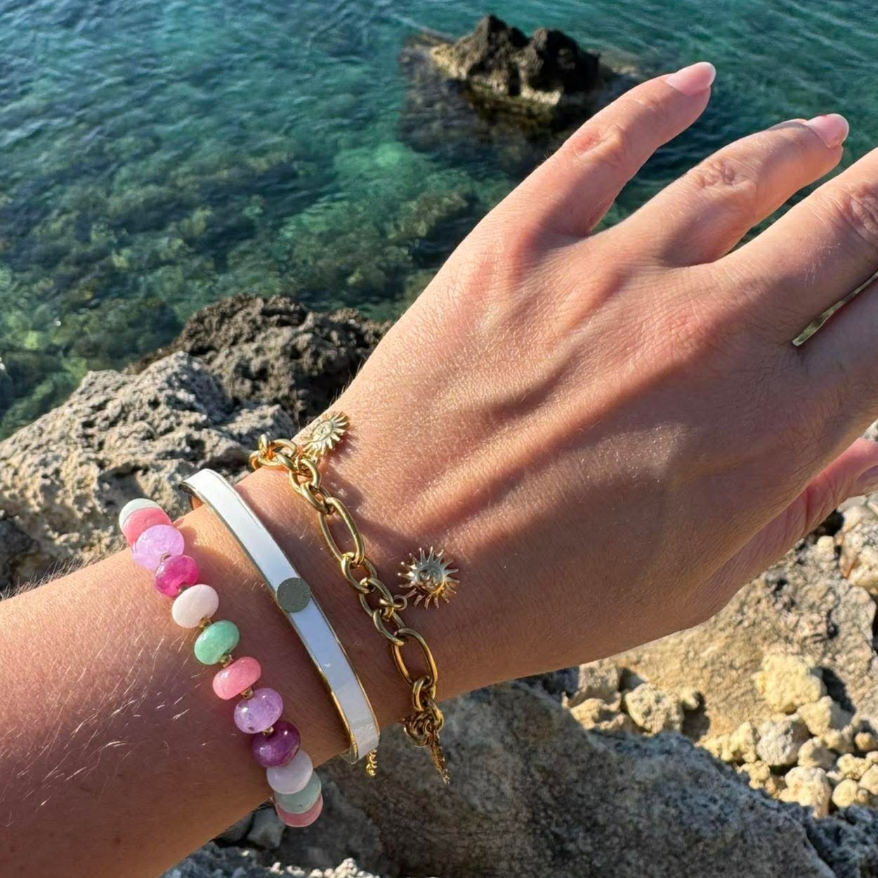 Mixed pearl bracelet - 2