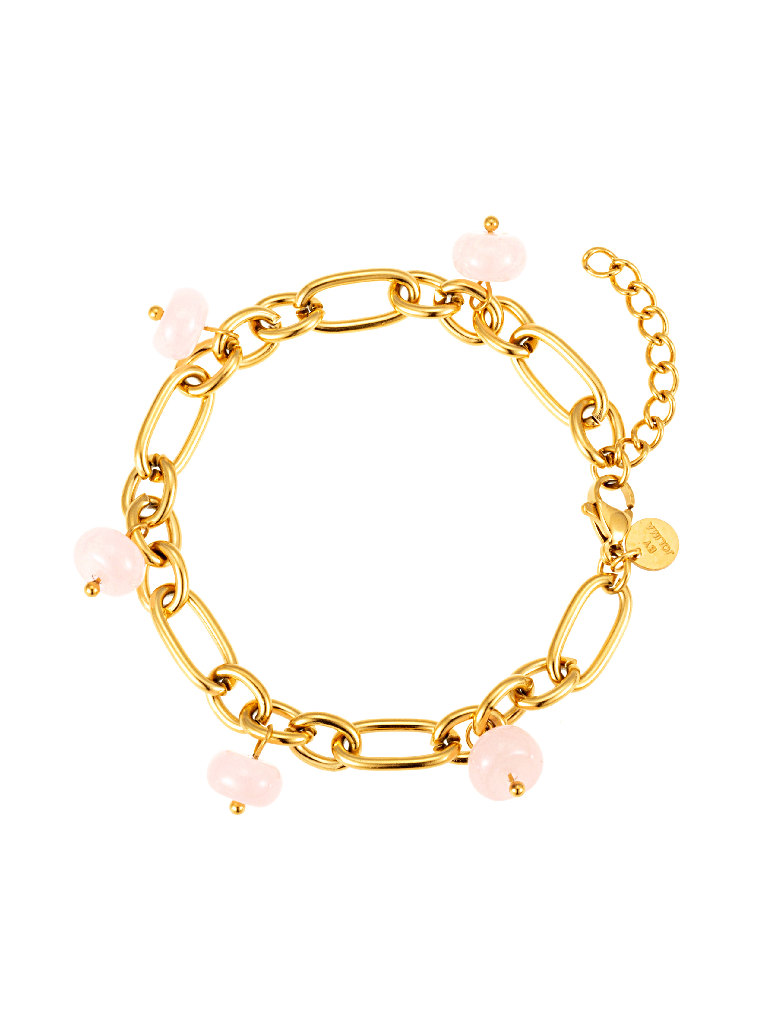 Palma charm bracelet light pink