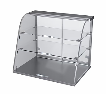Neutral glass display case, Vivian NL 700/2